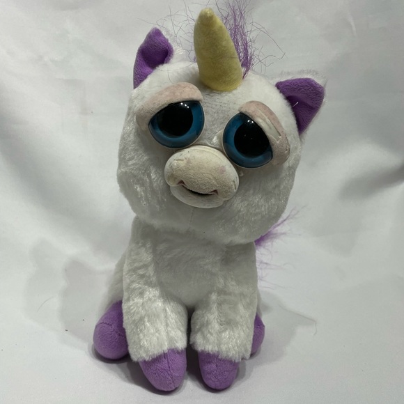 Feisty Pets Unicorn used but good condition some wear on flocking on eyes & nose - Picture 4 of 8